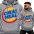 BLUZA Z KAPTUREM  NA SIŁOWNIĘ CHEAT MEAL